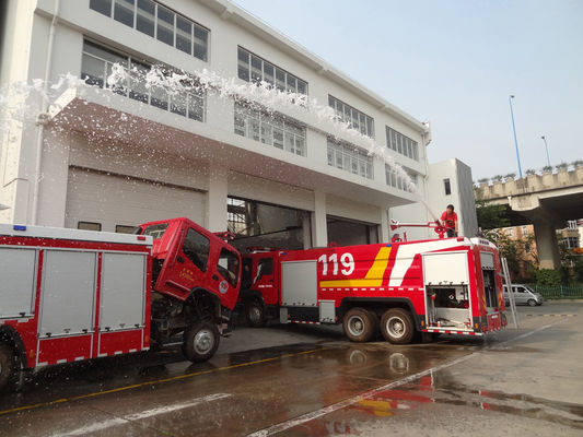 17000l Water Foam Fire Engine Truck 6x4 Large Size For Fire Rescue