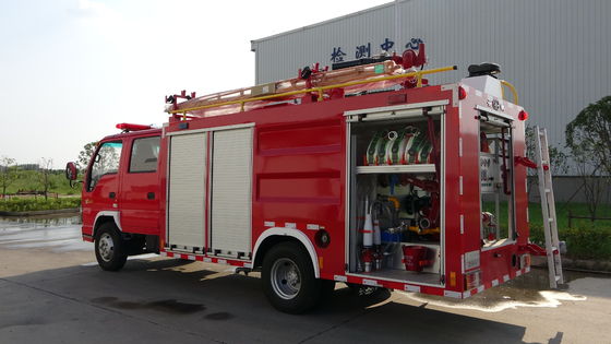 ISUZU Emergency Rescue Dry Powder Fire Truck With Foam Combination