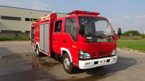 ISUZU Fire And Rescue Vehicles Foam Powder Combination For Emergency Fire Fighting