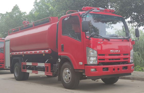 ISUZU 139kw Water Tank Fire Truck 4x2 8 Ton For Emergency Rescue