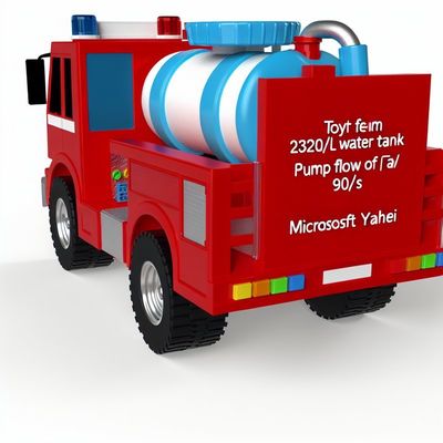 Foam Fire Truck with 2320L Water Tank and 90L/s Pump Flow