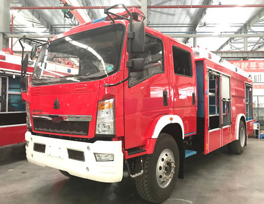 Wysokiej mobilności HOWO 4 TONY SPOMY FIRE TRUCK dla obszarów miejskich