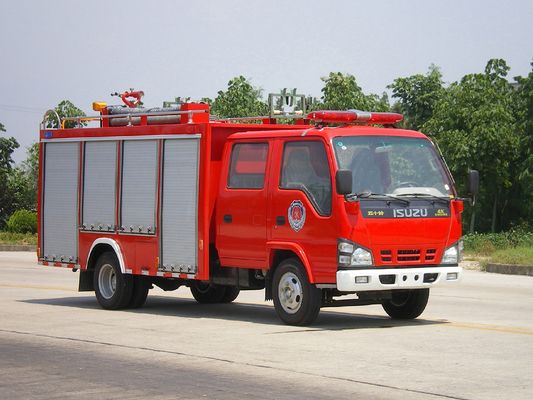 Mini 120KM 6 Kołowy ISUZU 2000L Zbiornik Wody I Piany Silnik Strażacki