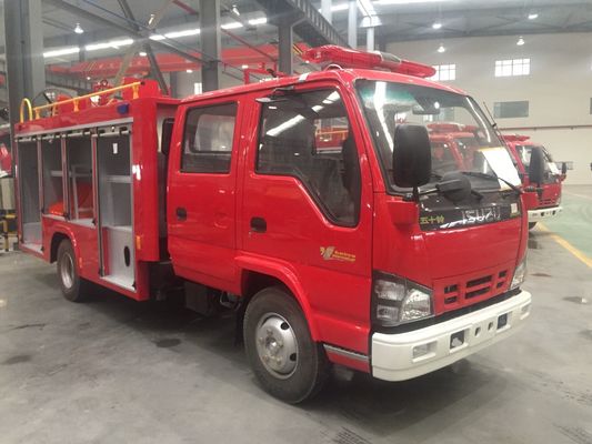 Chiny Mini 88KW ISUZU 2000L Piankowy wodny pojazd gaśniczy