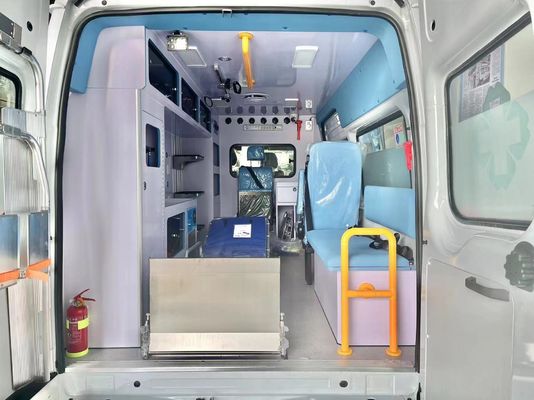 Diesel Mid Roof First Aid Ambulance For Hospital Patient Transit