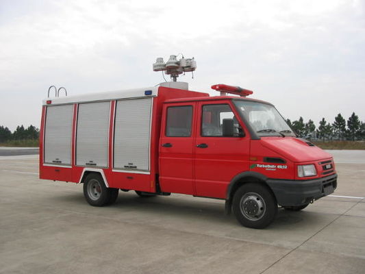 IVECO 95KW Mini Truck Fire Truck 4x2 Red Color For Fire Fighting