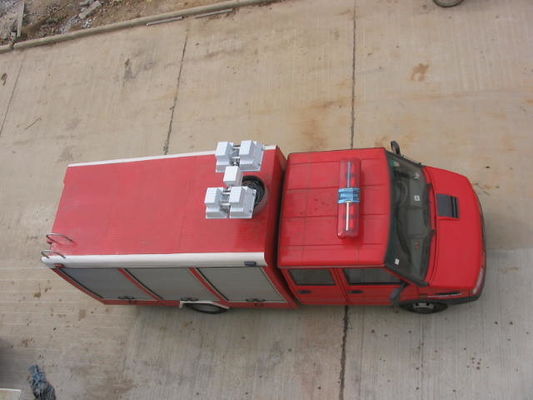 IVECO 95KW Mini Truck Fire Truck 4x2 Red Color For Fire Fighting