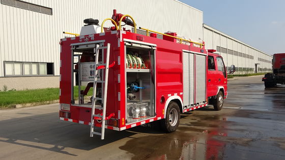 ISUZU Emergency Rescue Dry Powder Fire Truck With Foam Combination