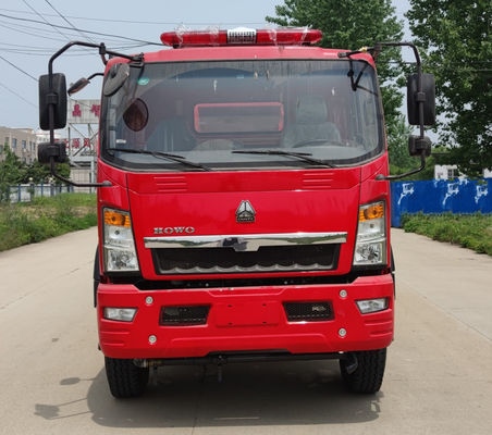 HOWO 118KW Water Rescue Fire Truck 4x2 9000L do gaszenia pożarów